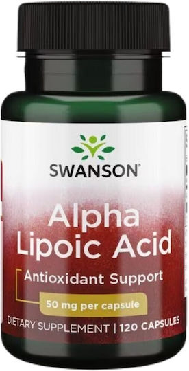Swanson Alpha-Liponsäure 50mg Besondere Nahrungsergänzungsmittel 120 Kapseln