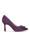 Suede Γόβες Μωβ