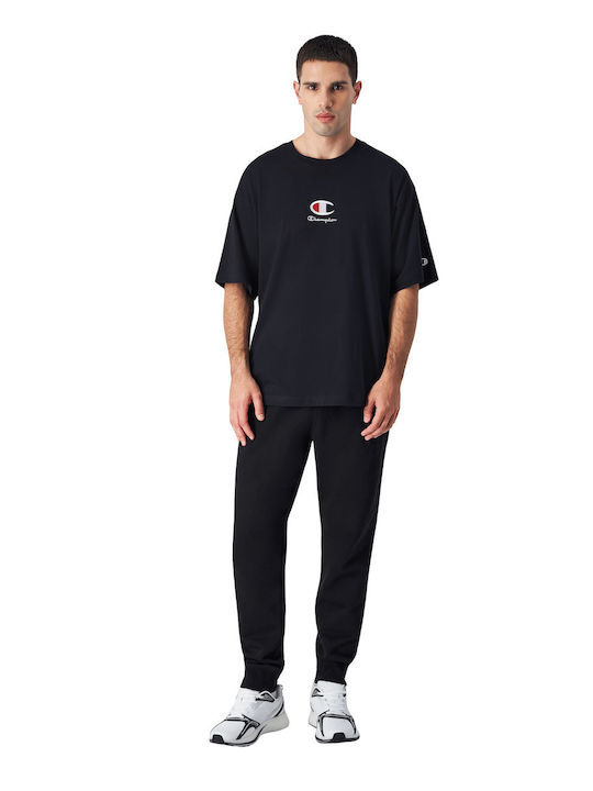 Champion Pantaloni de trening cu Elastic Negru