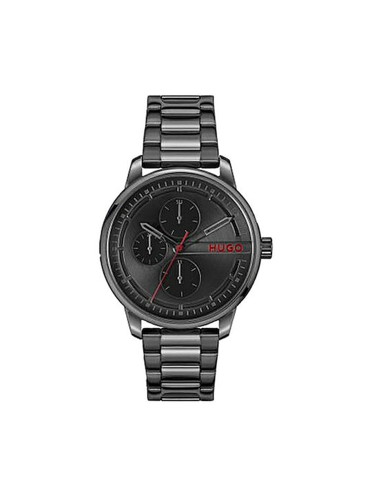 Hugo Boss Uhr Batterie mit Schwarz Metallarmband