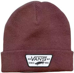 Vans Milford Beanie Unisex Beanie Knitted in Brown color
