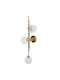 Beliani Modern Wandleuchte Gold