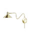 Beliani Modern Lamp Wall Gold