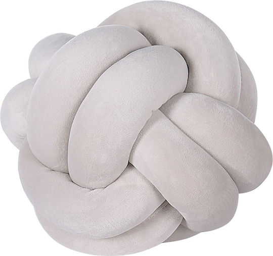 Perna Decorativă Catifea Gri Deschis Malni 20 X 20 Cm