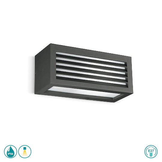 Gea Luce Wall-Mounted Outdoor Lighting Gray