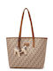 Women's Bag Shopper Shoulder Brown