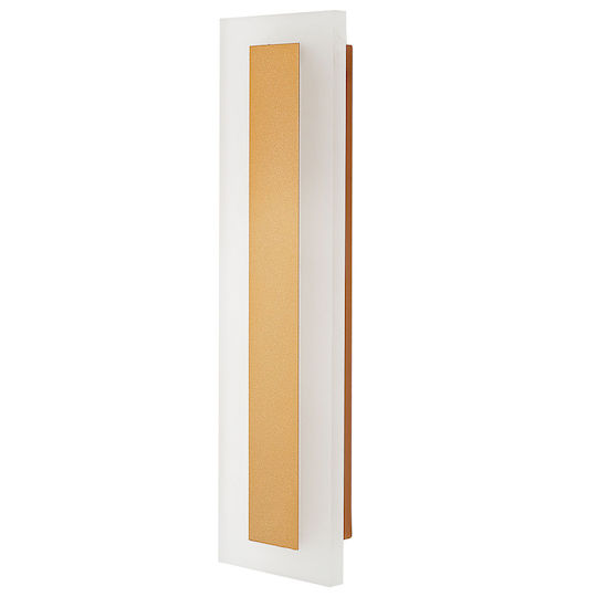 Beliani Wandmontierte Außenbeleuchtung LED