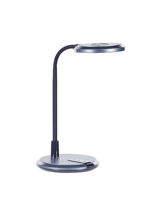 Beliani Beliani Office Lighting with Flexible Arm in Silver Color
