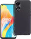 Techwave Matt Back Cover Σιλικόνης Μαύρο (Oppo A78 5G)