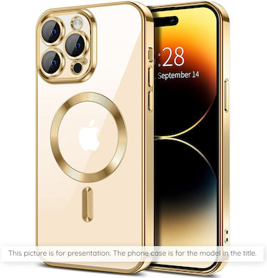 Techsuit Umschlag Rückseite Silikon Gold (Galaxy A35)