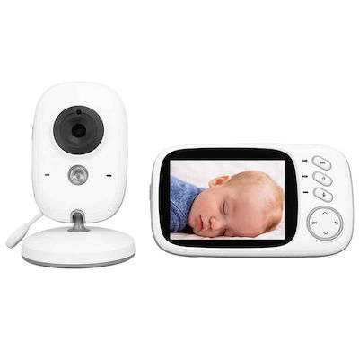 Techsuit Wireless Baby Monitor with Camera & Screen 3.2" & Two-way Communication