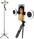 Volte-Tel Selfie Stick with Remote Control & Bluetooth Blue 8360343