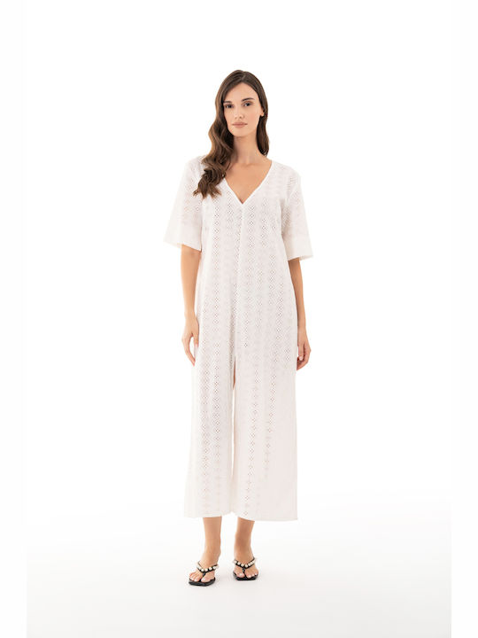 Sharks Bay Clothing Feminin Lung Caftan de Plajă WHITE