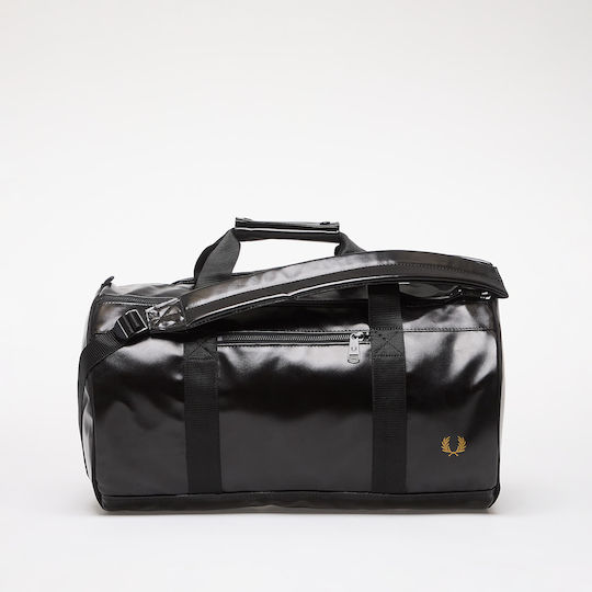 Fred Perry Tonal Barrel Sack Voyage Back Black Fabric
