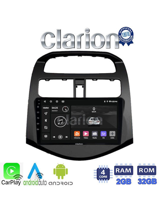 Clarion Auto-Audiosystem für Chevrolet Funke 2009>2016 (Bluetooth/USB/WiFi/GPS/Apple-Carplay/Android-Auto) mit Touchscreen 9.5"
