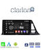 Clarion Auto-Audiosystem für Toyota C-HR 2017 > (Bluetooth/USB/WiFi/GPS/Apple-Carplay/Android-Auto) mit Touchscreen 9"