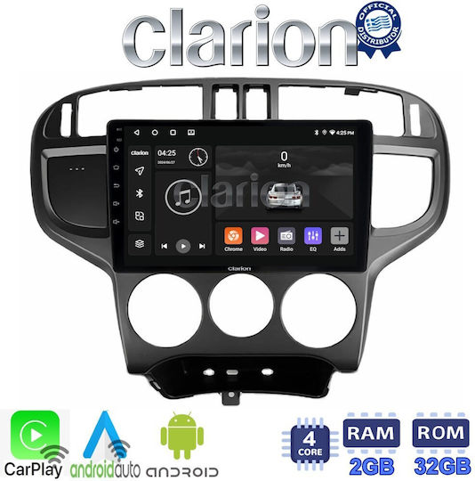 Clarion Auto-Audiosystem für Hyundai Matrix 2001 > 2011 (Bluetooth/USB/WiFi/GPS/Apple-Carplay/Android-Auto)