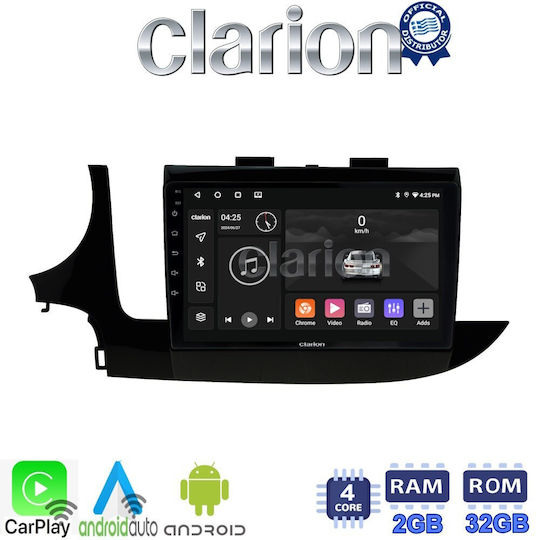 Clarion Auto-Audiosystem für Opel Mokka 2016> (Bluetooth/USB/WiFi/GPS/Apple-Carplay/Android-Auto) mit Touchscreen 9"