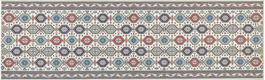 Beliani Covor Antiderapant Coridor Multicolor 60x200cm