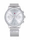 Tommy Hilfiger Blake Women's Watch Chronograph with Silver Metal Bracelet