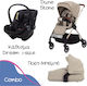 Silver Cross Premium Dune Space Adjustable 3 in 1 Baby Stroller Suitable for Newborn Stone