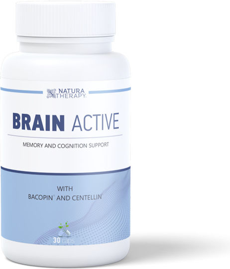 Brain Active — Συμπλήρωμα Διατροφής Βοτανικά Εκχυλίσματα Βιταμίνες Β Natura Therapy