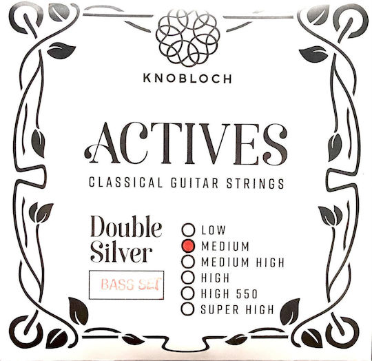 Knobloch Actives Σετ Μπασες Χορδες Κλασικης Κιθαρας Medium Tension 300ads