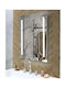Led Wall Mirror 60 X 80 Cm Silver Martinet