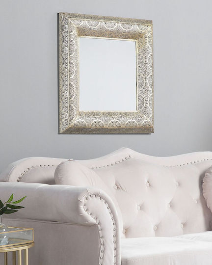 60 Cm Gold Wall Mirror Plerin