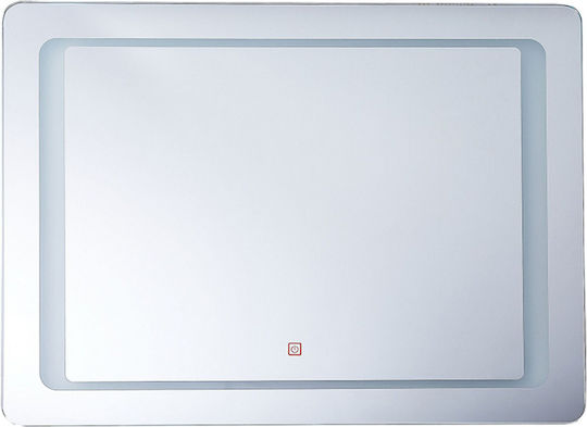 Oglindă de Perete 60 X 80 Cm Argintie Wassy Oglindă de Perete 60 X 80 Cm Argintie Wassy