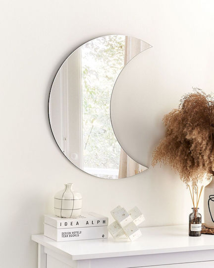 60 Cm Silver Wall Mirror Pesmes