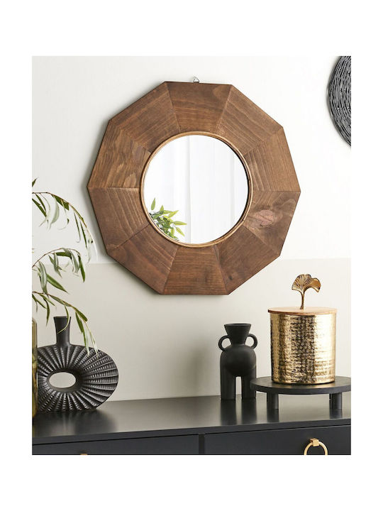 Brauner 60 cm Wandspiegel Asem