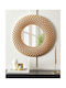 Combe Wandspiegel mit Gold Glas Rahmenmaterial Durchmesser 60cm