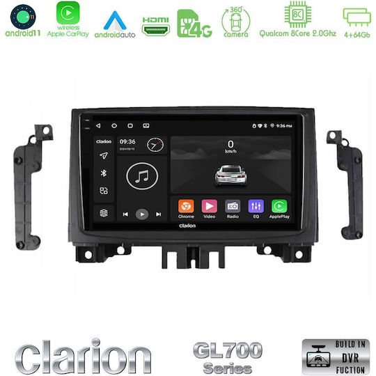 Clarion Auto-Audiosystem für Mercedes-Benz Sprinter Volkswagen Handwerker 2006-2018 (Bluetooth/USB/WiFi/GPS/Apple-Carplay/Android-Auto)