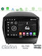 Clarion Auto-Audiosystem für Hyundai iX35 2010-2015 mit A/C (Bluetooth/USB/WiFi/GPS/Apple-Carplay/Android-Auto) mit Touchscreen 9"