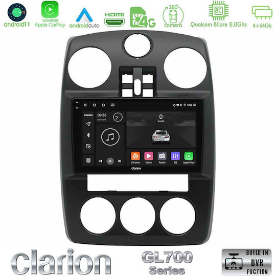 Clarion Ηχοσύστημα Αυτοκινήτου Chrysler PT Cruiser 2000-2005 (Bluetooth/USB/WiFi/GPS/Apple-Carplay/Android-Auto)