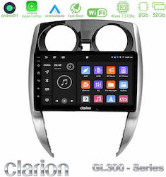 Clarion Ηχοσύστημα για Nissan Note 2013-2018 με Bluetooth, USB, GPS