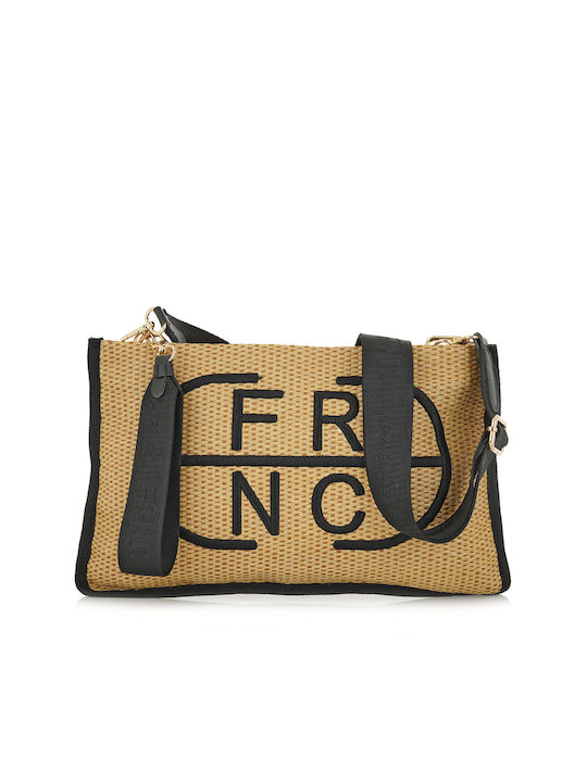 FRNC Geantă de damă Crossbody Bej / Negru