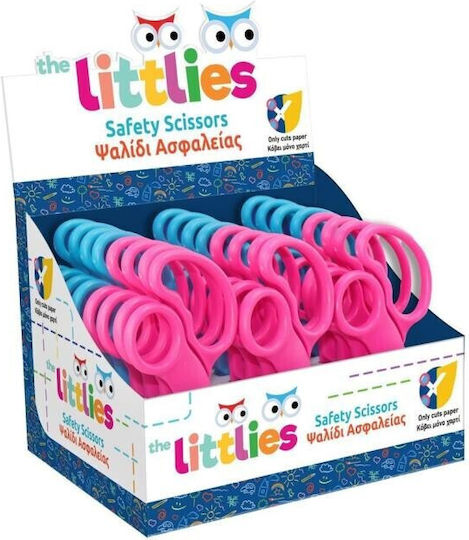 The Littlies Παιδικό Ψαλίδι Χειροτεχνίας 13εκ. με Πλαστική Λεπίδα (Διάφορα Σχέδια/Χρώματα)
