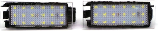 Nissan Renault Mercedes Fiat Led Registration Lamps 2 Pcs