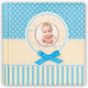 Album Hellblau mit Reispapier 31x31cm