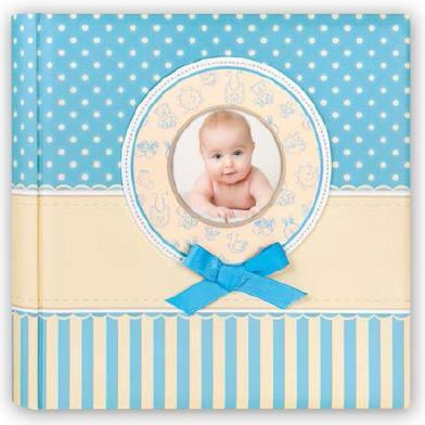 Album Hellblau mit Reispapier 31x31cm