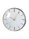 Wanduhr Ø 34 cm Weiß Daroca