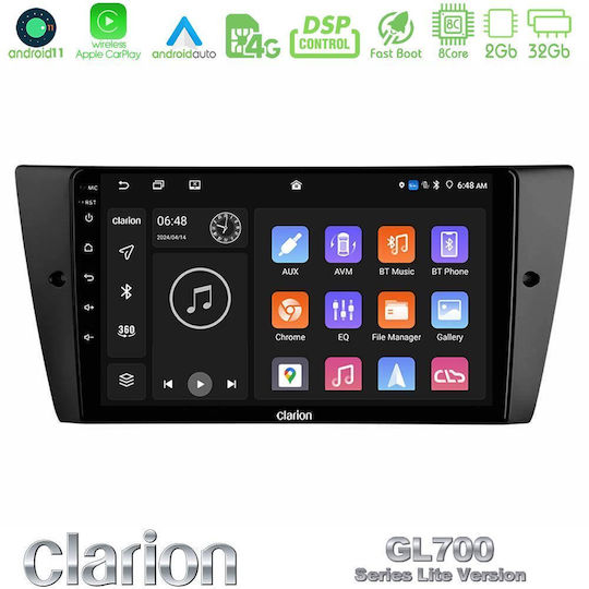 Clarion Автомобилна Аудио Система (Блутут/USB/WiFi/GPS/Apple-Carplay/Android-Auto) с Тъчскрийн 9"