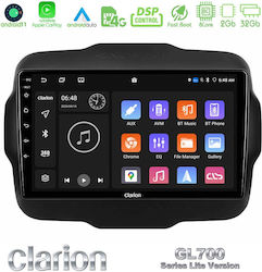 Clarion Sistem Audio Auto Pentru Jeep Renegade 2015-2019 Cu Bluetooth USB Și GPS