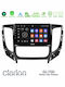Clarion Auto-Audiosystem für Fiat Vollrück Mitsubishi L200 2015-2019 mit A/C (Bluetooth/USB/WiFi/GPS/Apple-Carplay/Android-Auto) mit Touchscreen 9"