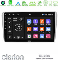 Clarion Ηχοσύστημα Αυτοκινήτου για Toyota Avensis 2008 (Bluetooth/USB/WiFi/GPS/Apple-Carplay/Android-Auto) με Οθόνη Αφής 9"