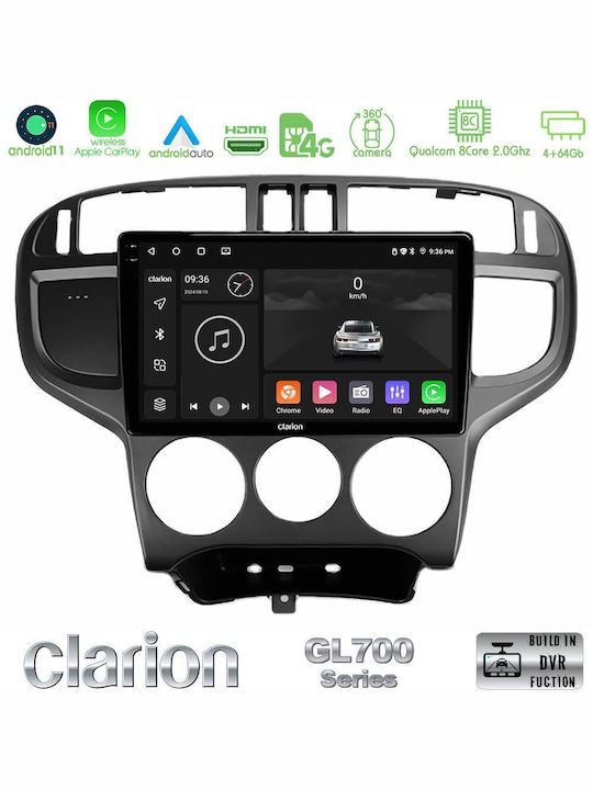 Clarion Автомобилна Аудио Система (Блутут/USB/WiFi/GPS/Apple-Carplay/Android-Auto) с Тъчскрийн 9"