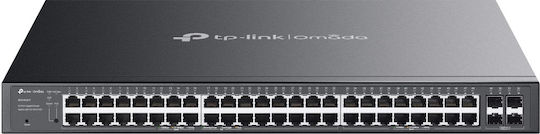 TP-LINK TL-SG2452LP Managed L2 PoE+ Switch with 48 Ethernet Ports and 4 SFP Ports