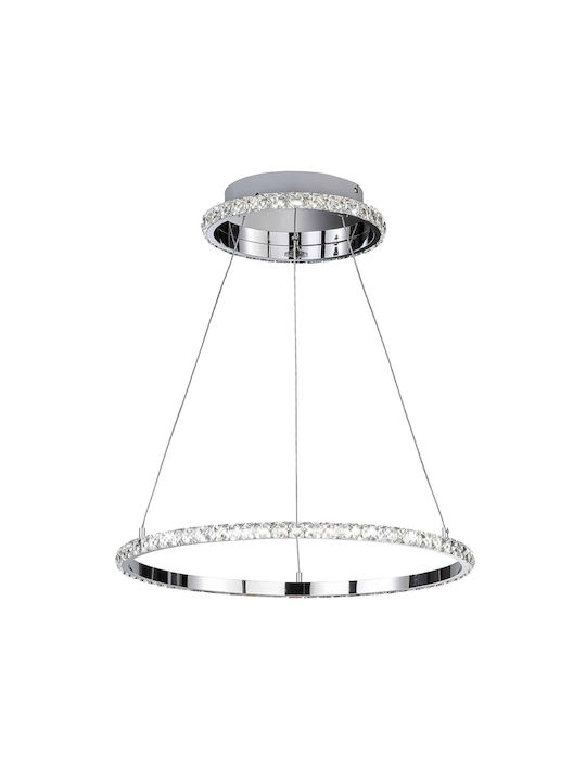 Led7 Pendant Chandelier with Warm White Light White